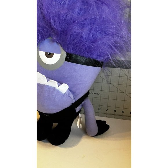 COPY - Despicable Me 2 One Eyed Purple Evil Minion 18" Plush stuffed TOY from m… - Picture 4 of 9
